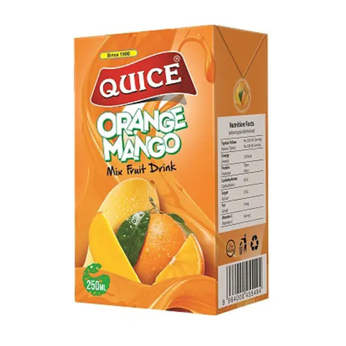 QUICE 橙子芒果利乐包 250毫升 x 36