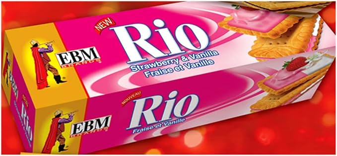 EBM - RIO 草莓香草餅乾 (70.4克*6) 盒裝