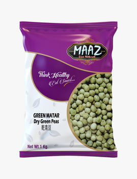 MAAZ DRY GREEN PEAS (MUTTAR)  1 Kg