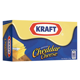 KRAFT CHEDDAR CHEESE 250g