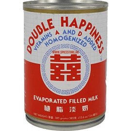 DOUBLE HAPPINESS Evaporated FILLED MILK  385g