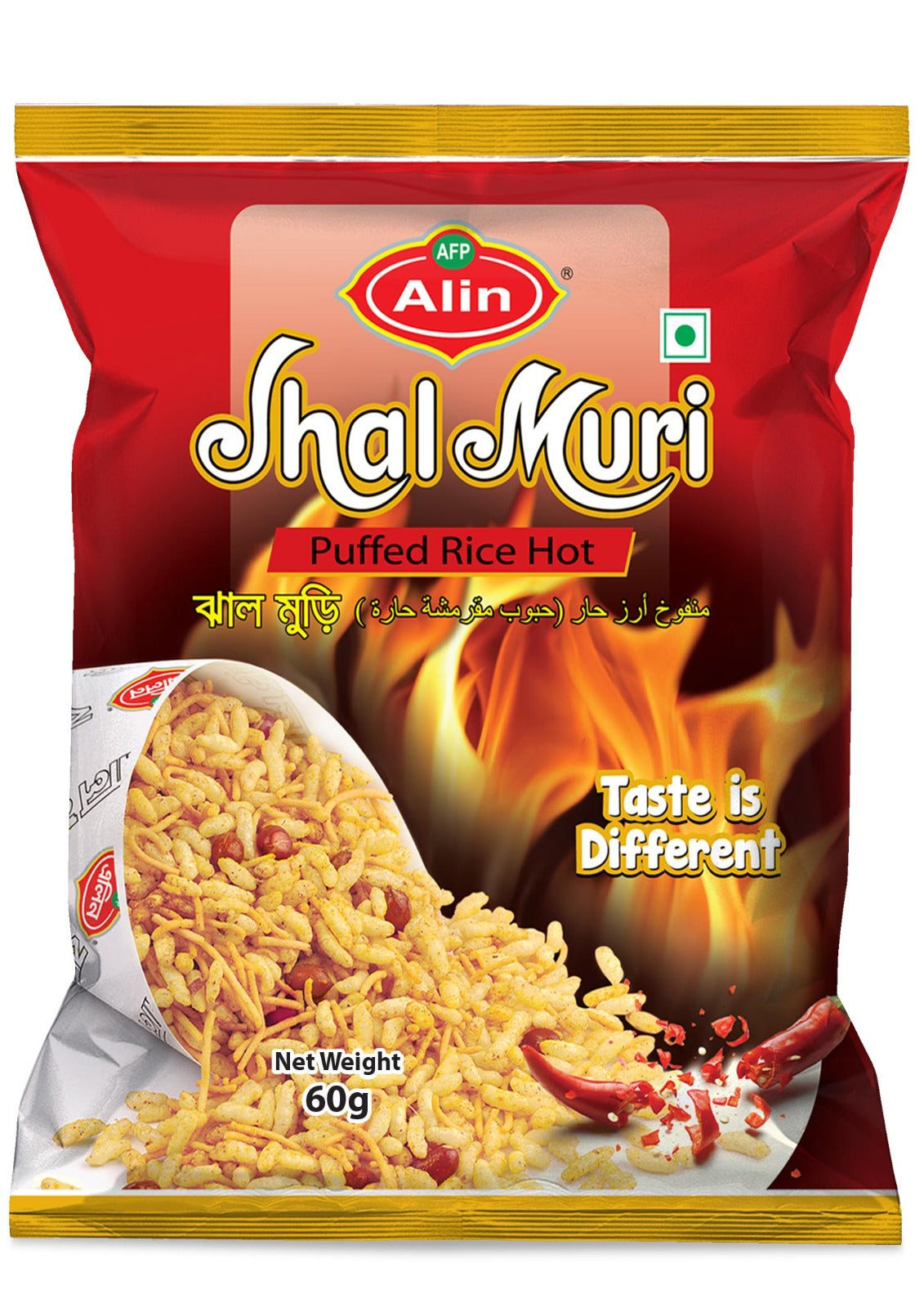 ALIN JHAL MURI HOT「膨化米」60公克