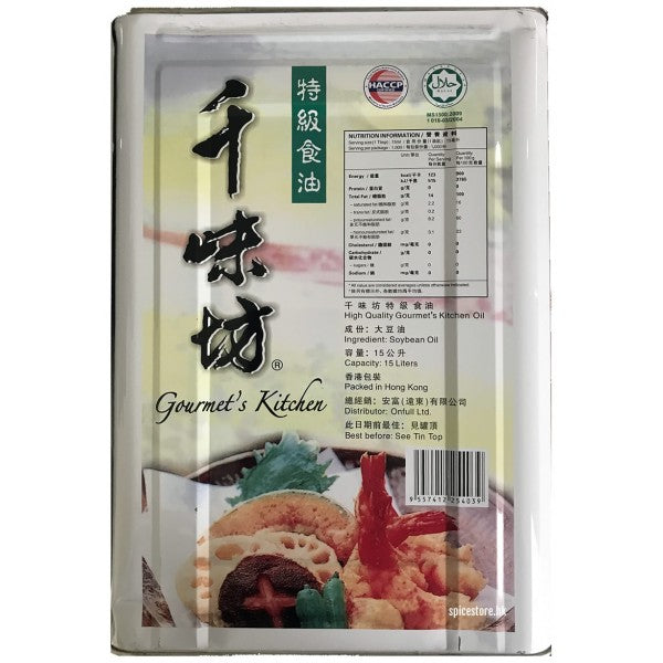 美食家厨房 大豆油 15升