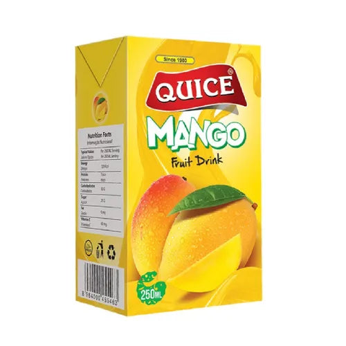 QUICE 芒果汁利乐包 250毫升 x 36
