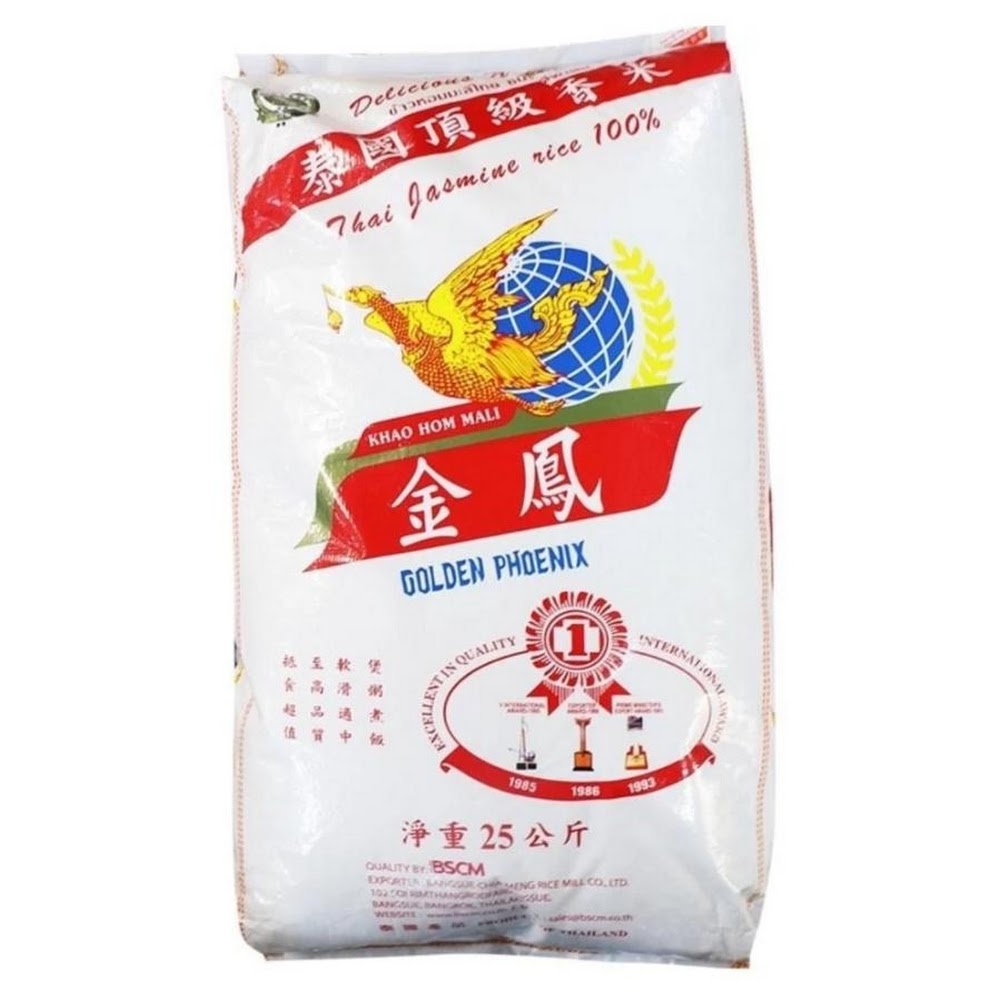 GOLDEN FEATHER  AAA JASMINE RICE  25 Kg