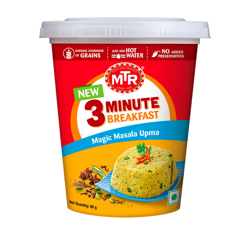 MTR - 魔法香料乌普玛（UPMA）“3分钟早餐” - 80克 杯装
