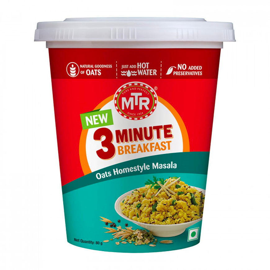 MTR - 燕麥家常馬薩拉「3分鐘早餐」 - 80克杯裝
