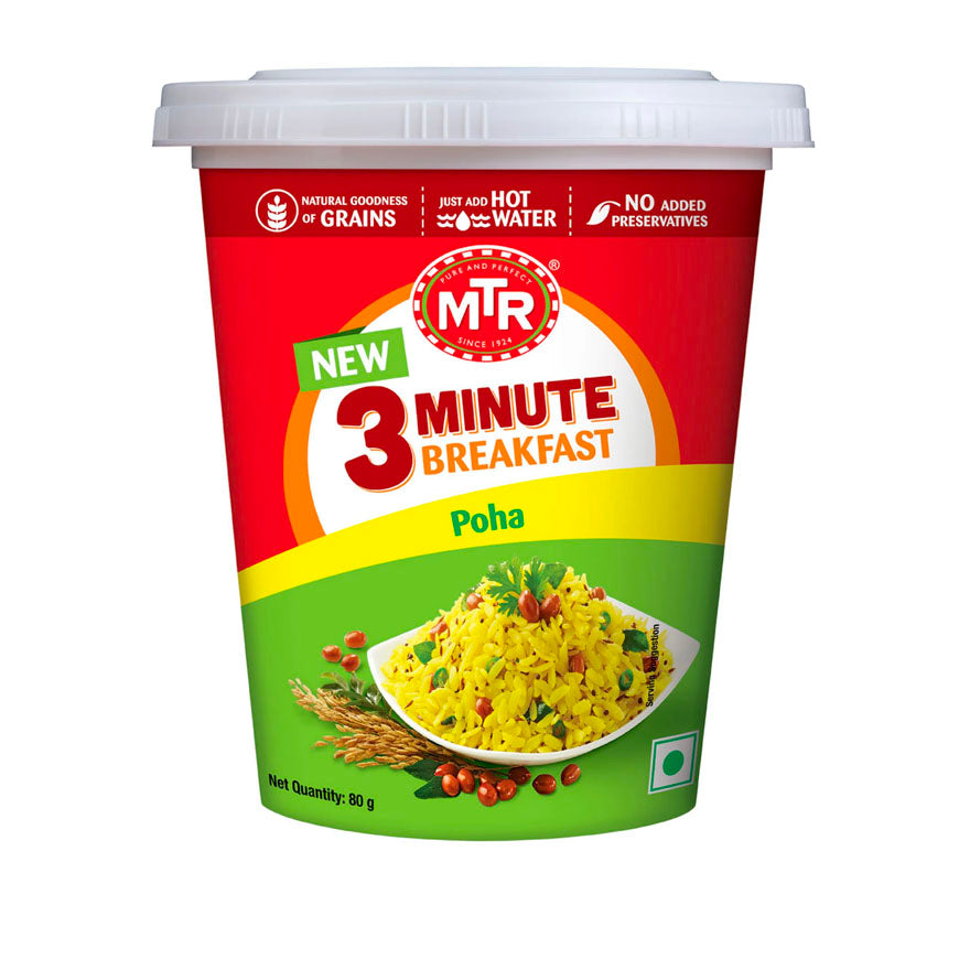 MTR - POHA「3分鐘早餐」 - 80克杯裝