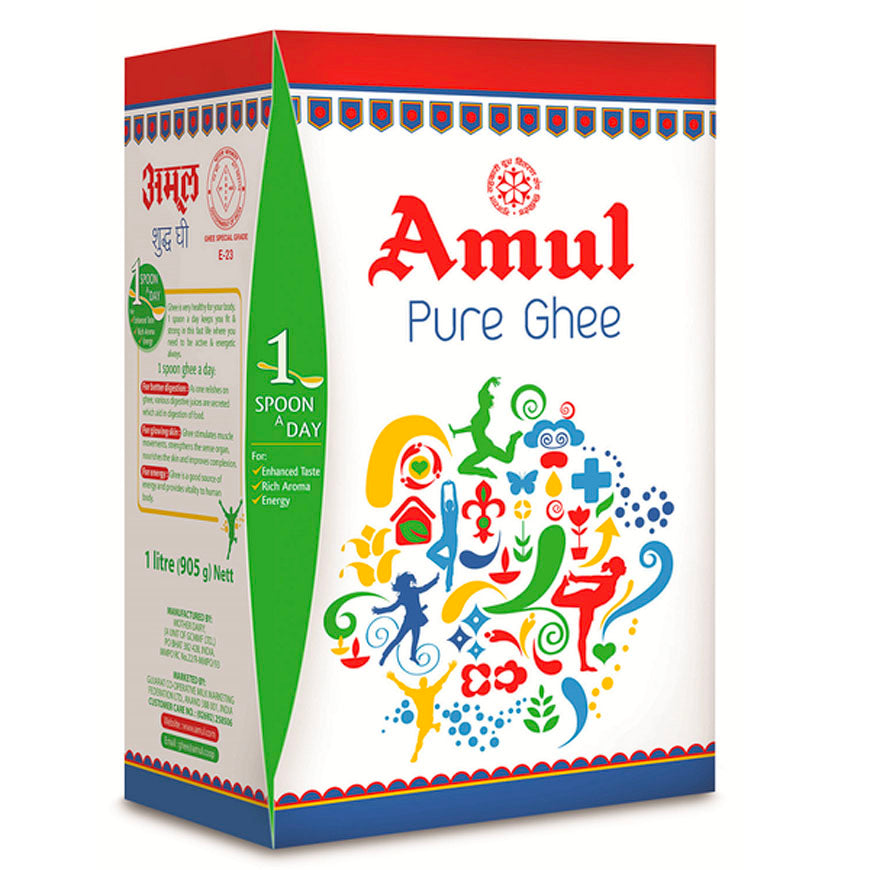 AMUL - 純正酥油 - 1 公升利樂包