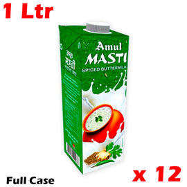 AMUL - MASTI SPICED BUTTERMILK - 1 Ltr x 12