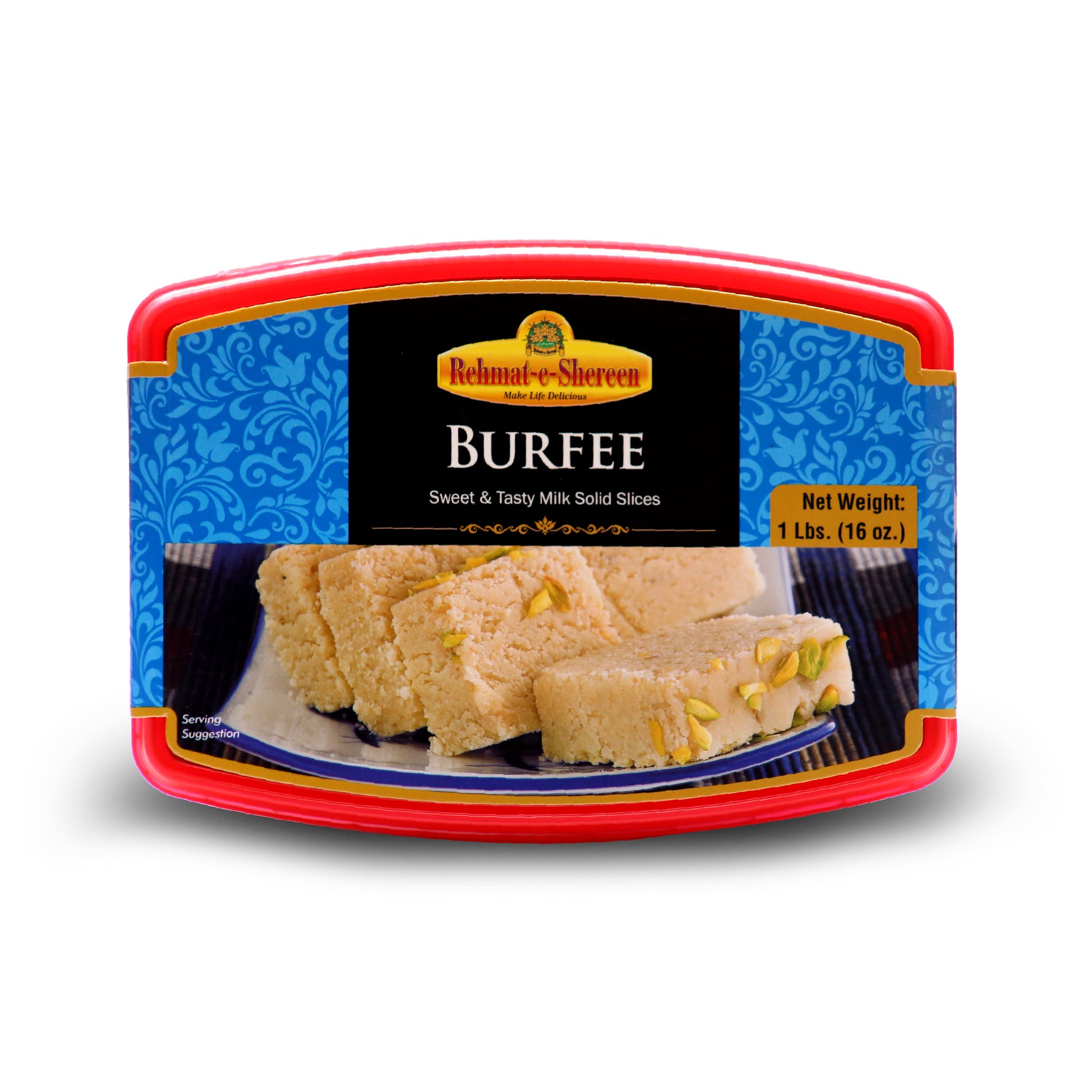 REHMAT-E-SHEREEN - BURFEE（甜美可口的奶块切片）- 1磅