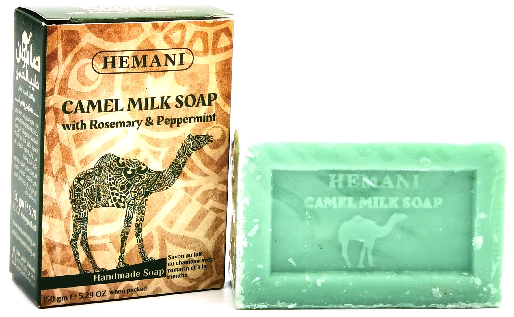 HEMANI - 迷迭香薄荷骆驼奶香皂 - 150克