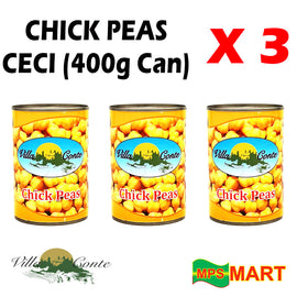 VILLA CONTE - CHICK PEAS (CECI) - 400g (3 CANS)