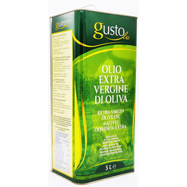 GUSTOlu - EXTRA VIRGIN OLIVE OIL - 5 Ltr