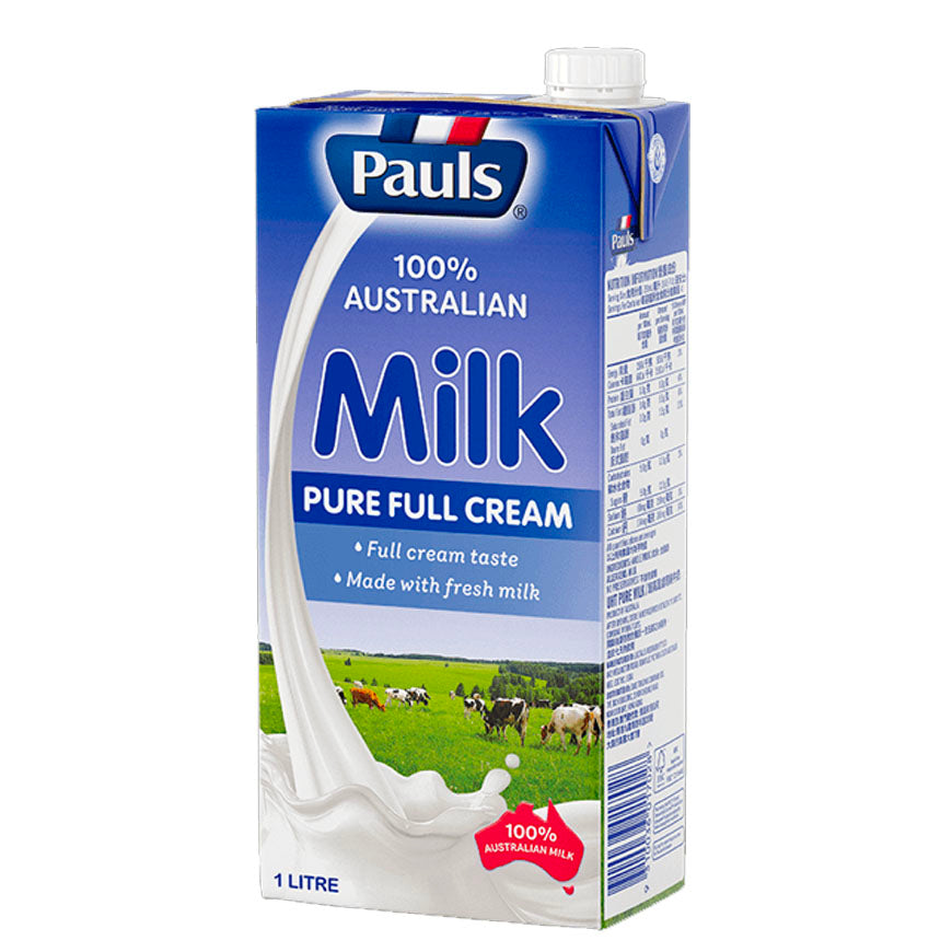 PAULS - 纯全脂超高温瞬时灭菌牛奶 - 1升x12
