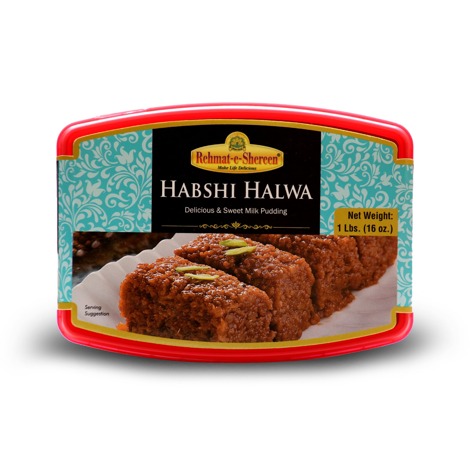 REHMAT-E-SHEREEN - HABSHI HALWA (美味香甜牛奶布丁) - 1 磅