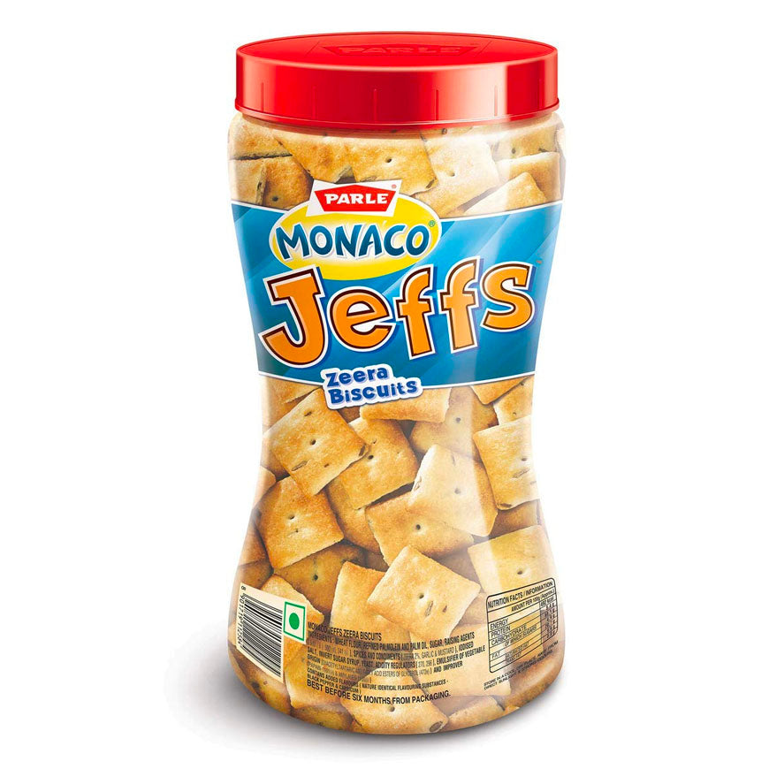 PARLE - MONACO JEFFS 孜然（小茴香）餅乾 - 200g