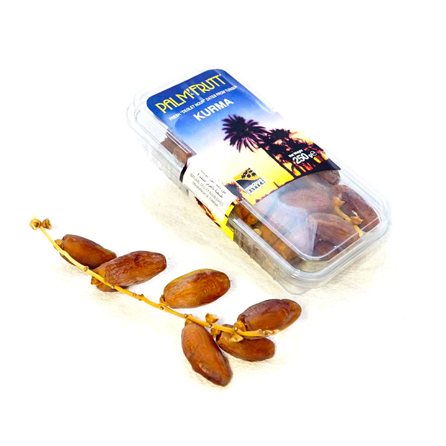 PALM'FRUTT -「KURMA」新鮮北非椰棗（連枝）- 250克托盤