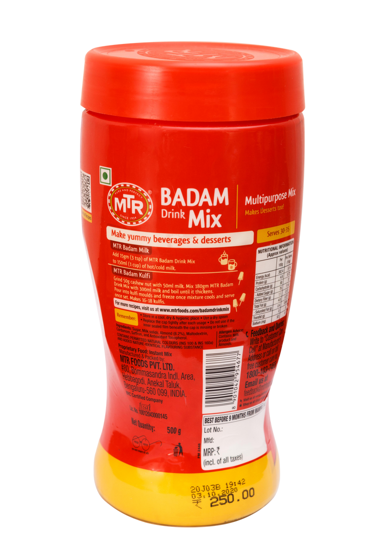MTR - BADAM (ALMOND) DRINK MIX - 500g