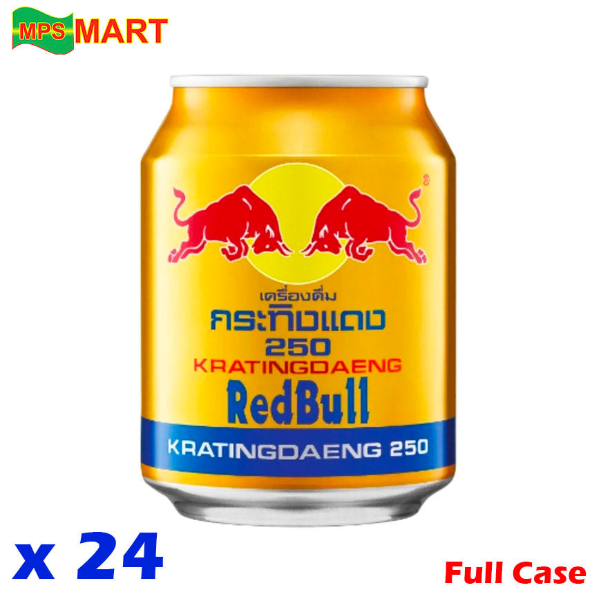 KRATINGDAENG 红牛能量饮料“黄罐” - 250 毫升 x 24