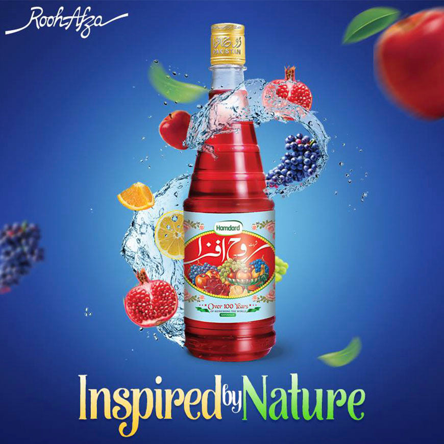 HAMDARD - ROOH AFZA 糖浆 - 800毫升