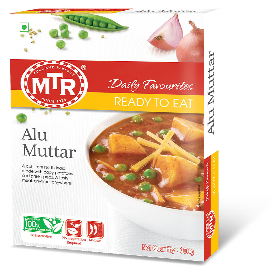 MTR - 薯仔青豆咖哩 (咖哩薯仔和豌豆，配溫和肉汁) - 300克