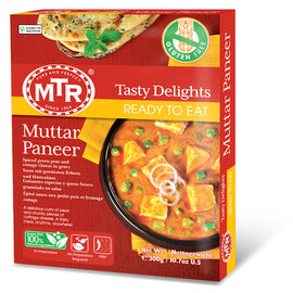 MTR - MUTTAR PANEER (SPICED GREE PEAS AND COTTAGE CHEESE IN GRAVY) - 300g