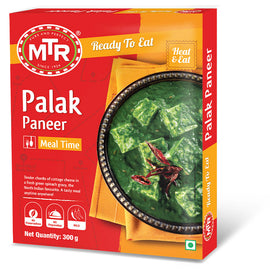 MTR - PALAK PANEER ( Green Spinach and cottage cheese in gravy ) - 300g