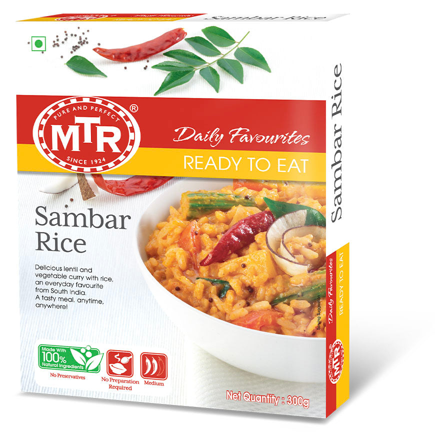 MTR - 桑巴尔饭 (扁豆蔬菜咖喱饭) - 300克
