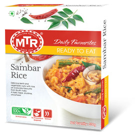 MTR - SAMBAR RICE (LENTILS & VEGETABLE CURRY WITH RICE) - 300g