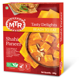 MTR - SHAHI PANEER (ROYAL COTTAGE CHEESE WITH RICH GRAVY) - 300g