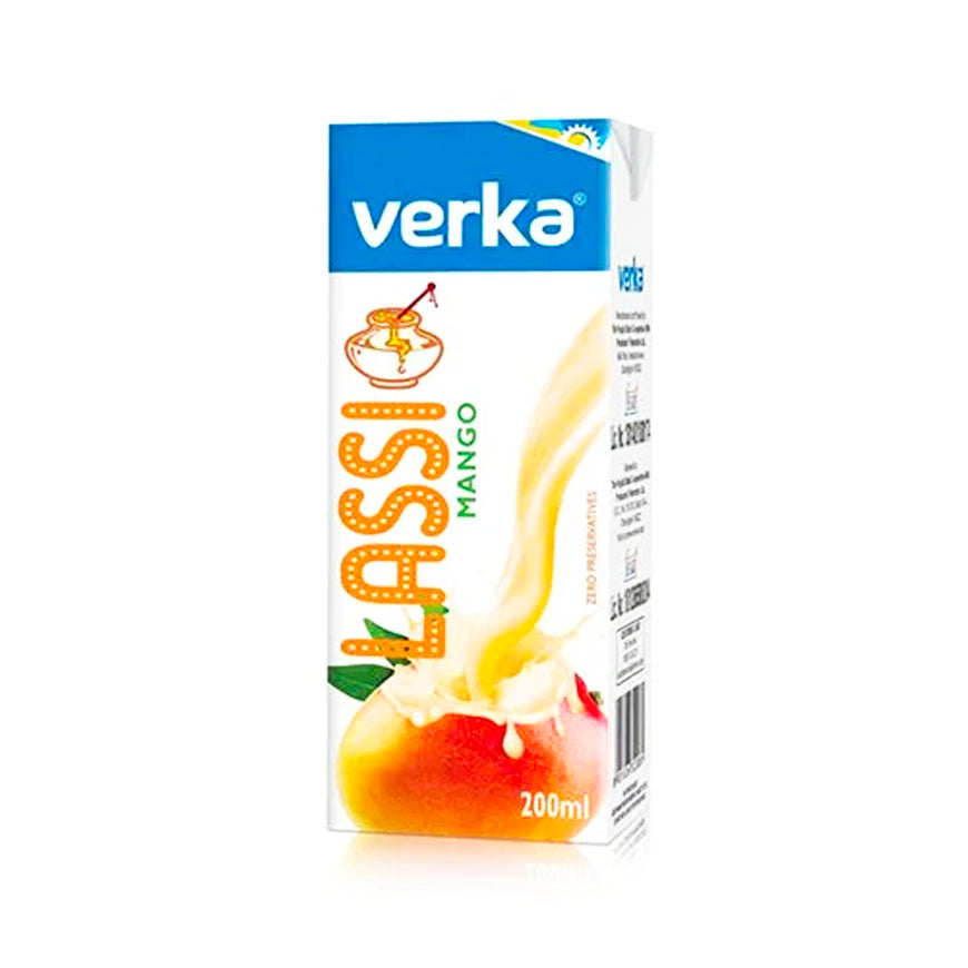 VERKA - 芒果优酪乳 - 200毫升利乐包
