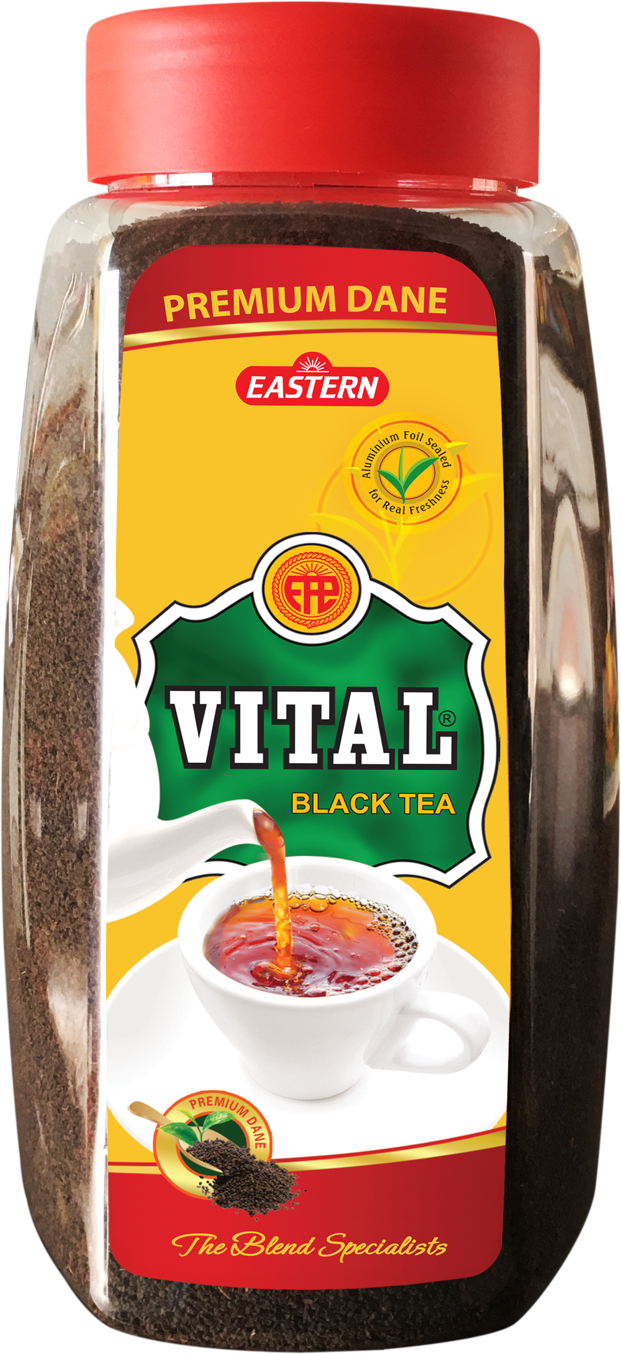 VITAL - PREMIUM DANE (GRANULAR) BLACK TEA - 900g Jar