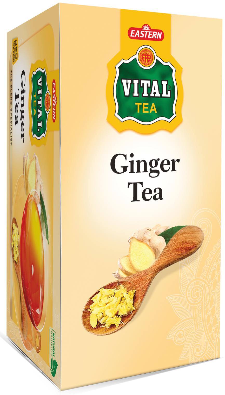 VITAL - GINGER TEA BAGS - 25 Tea Bags @2g