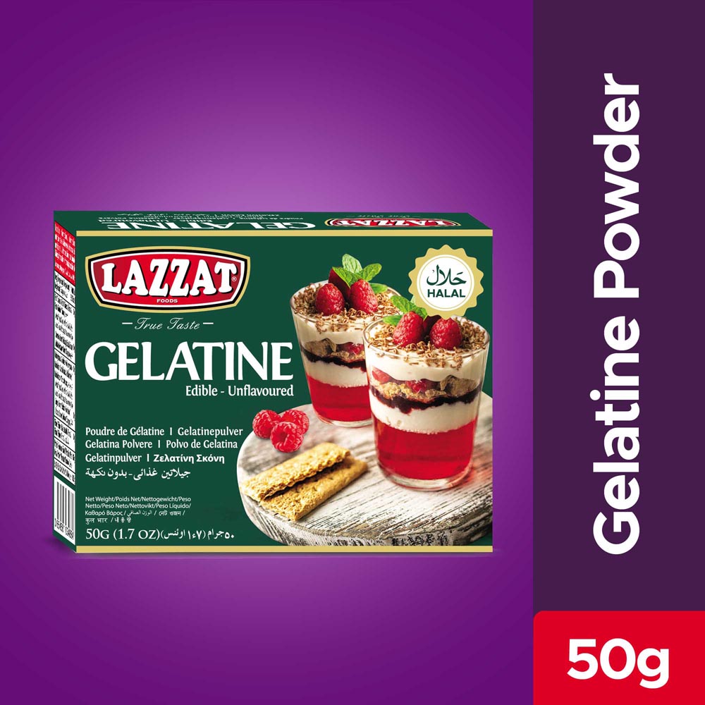 LAZZAT - 食用明膠粉 - 50克