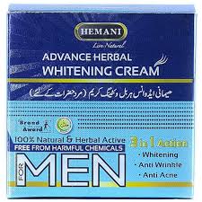 HEMANI - ADVANCE HERBAL WHITENING CREAM FOR MEN -