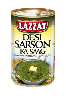 LAZZAT - 芥末葉咖哩 (DESI SARSON KA SAAG) - 425g