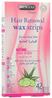 HEMANI - HAIR REMOVAL WAX STRIPS WITH CUCUMBER - 42 PIECES